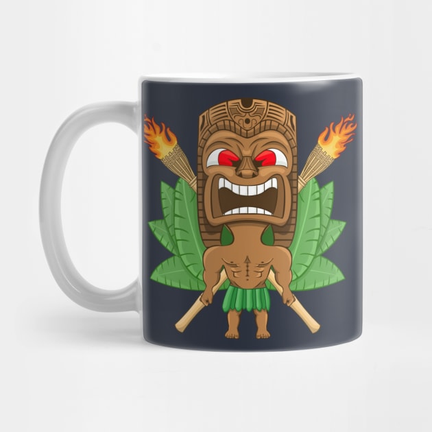 Angry Hawaiian Tiki Totem by SmittyGFX